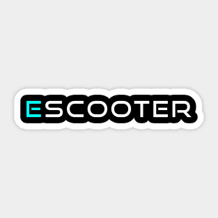 escooter scooter e-scooter Sticker